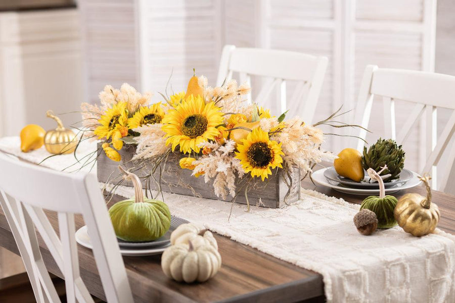 Fall Harvest Sunflower Decor