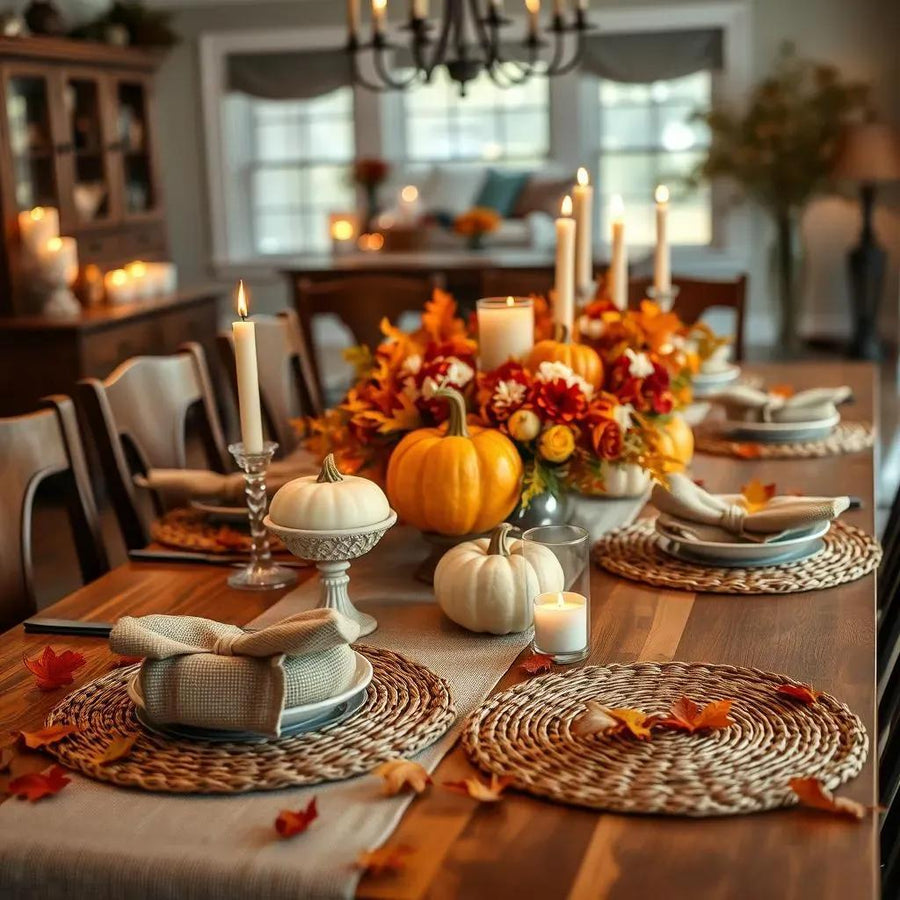 Fall Harvest Table Decor