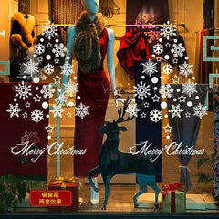 Removable Christmas Snowflake Window & Wall Decals