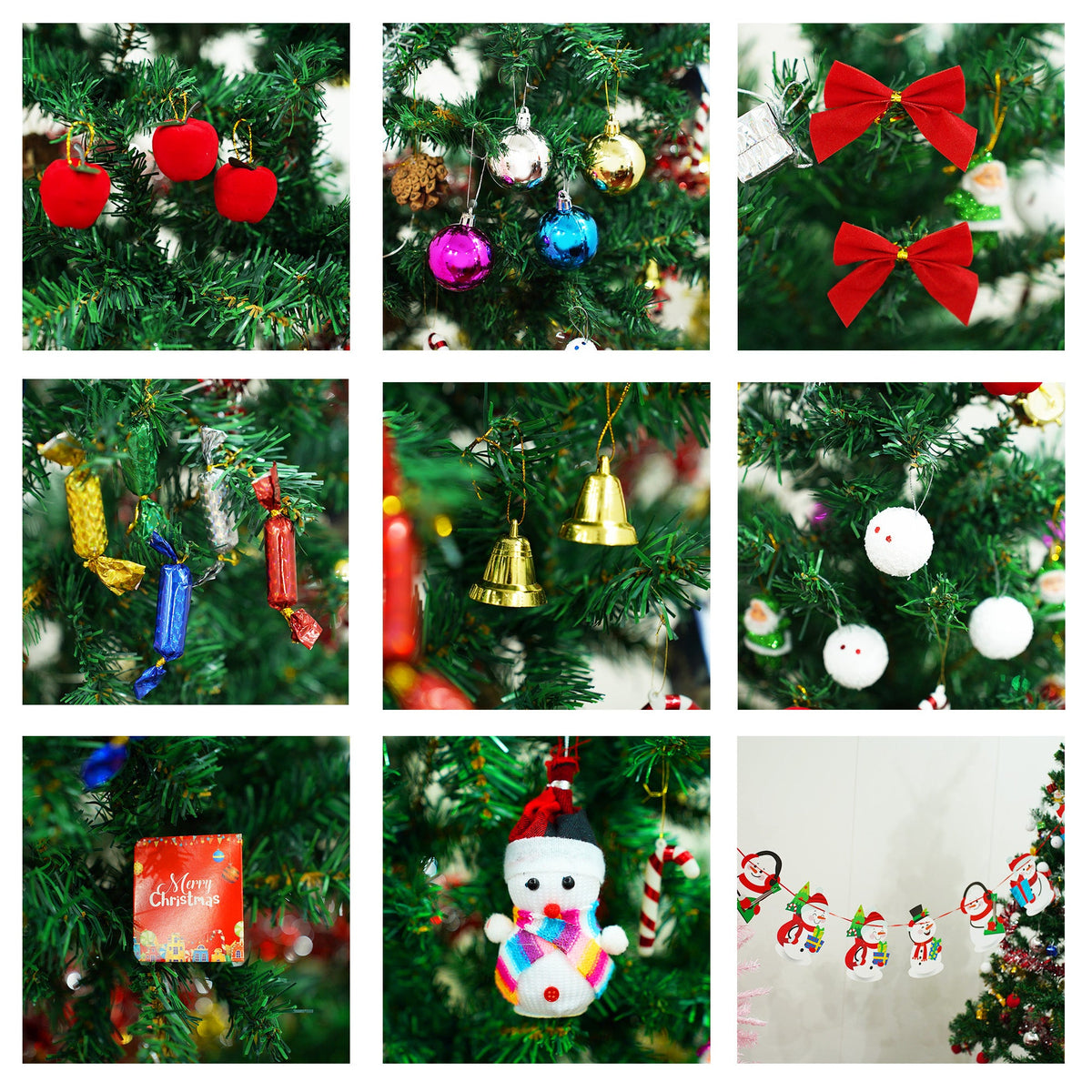 6ft Artificial Christmas Tree with LED Lights - 34.65" Wide