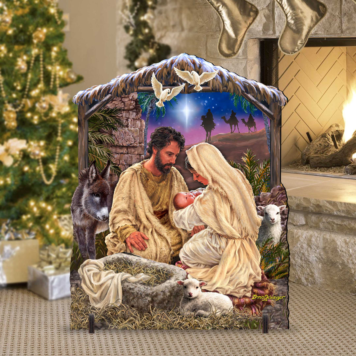 Jesus is Lord Outdoor Decor Yard Decor - Nativity Holiday Decor