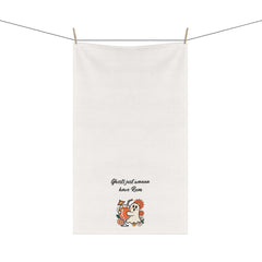 "Ghosts just wanna have Rum" Boo-tifully Tipsy Ghost Kitchen Towels, Halloween Kitchen Decor, Fun Gifts for Home, Funny Dish Towels, Spooky Party Essentials