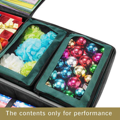 Rolling Christmas Ornament Storage Bag