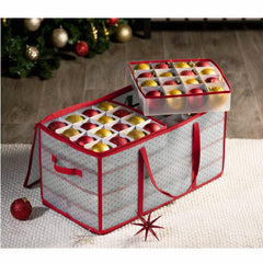 Christmas Ornament Storage Box, Holds 128 Ornaments