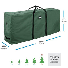 Big Moisture Resistant Christmas Tree Storage Bag, Durable & Tear-Proof (Fits 7.5 to 9 ft Trees)