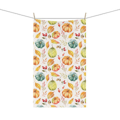 Autumn Harvest Tea Towels | Fall Decor, Kitchen Textile, Thanksgiving, Home Gift, Pumpkin Design