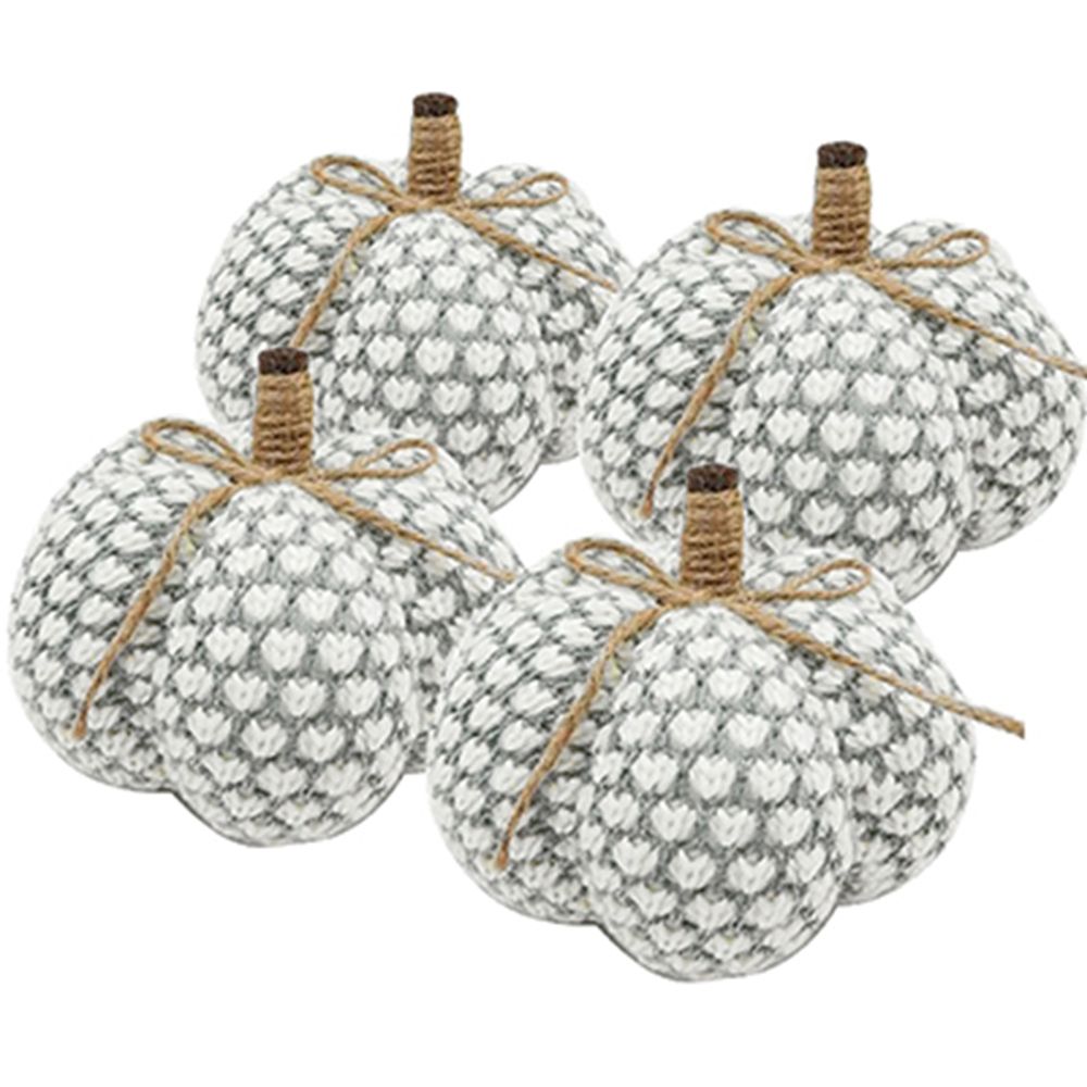 Knite Pumpkin Ornament Decor For Holiday Harvest Festival Fall Festival & Thanksgiving