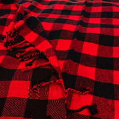 Red Buffalo Throw