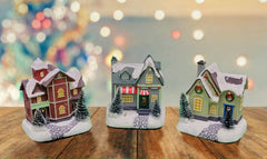 Christmas Village House F07M4-38-W221C
