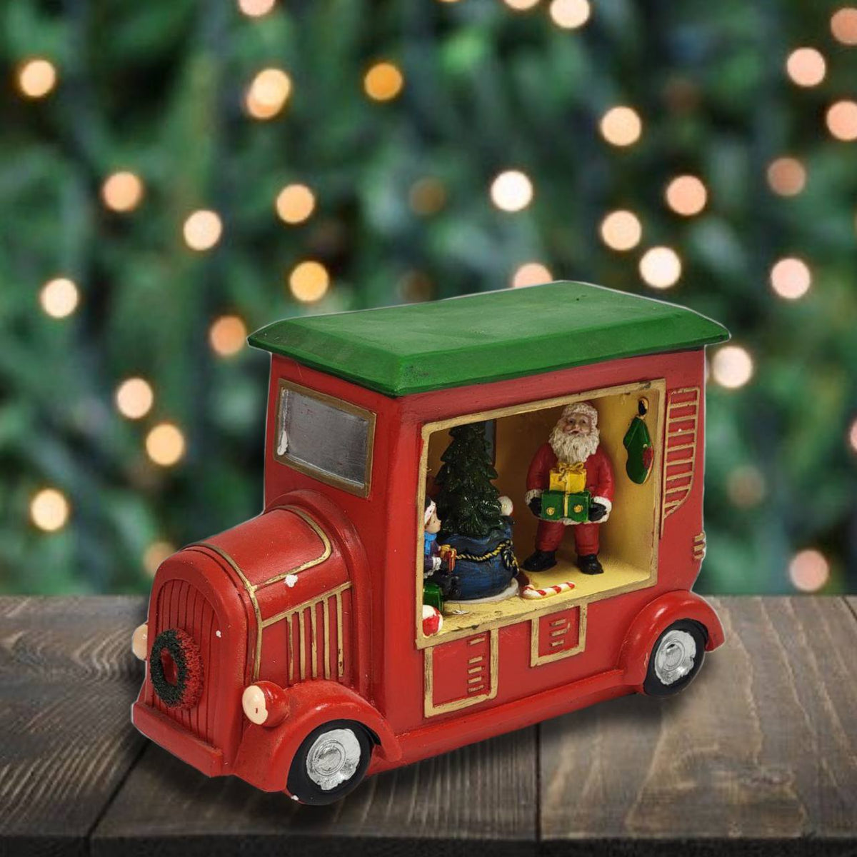 Christmas Car Decoration. Christmas Village