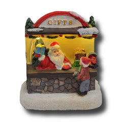 Santa's Gift Shop Christmas Miniature. Christmas Village