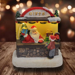 Santa's Gift Shop Christmas Miniature. Christmas Village