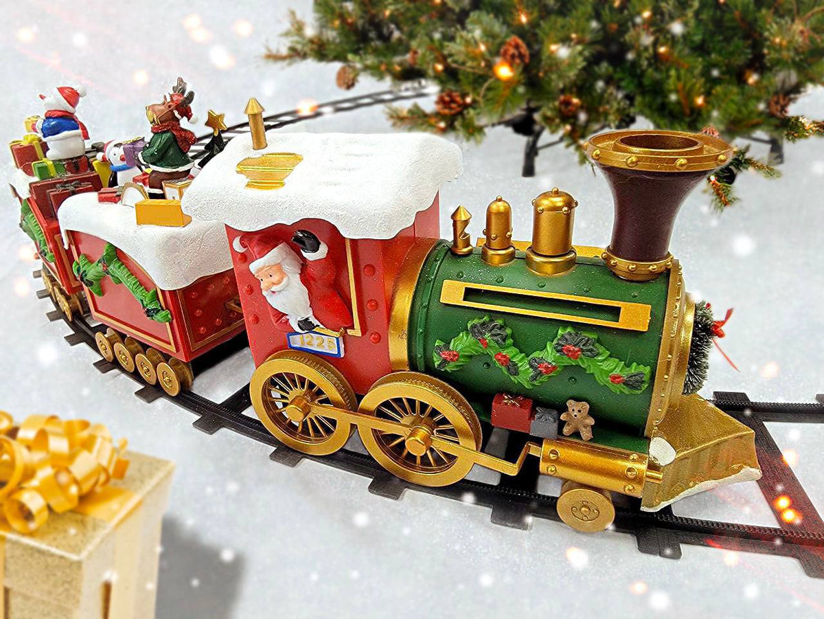Christmas Train Decoration. Christmas Village