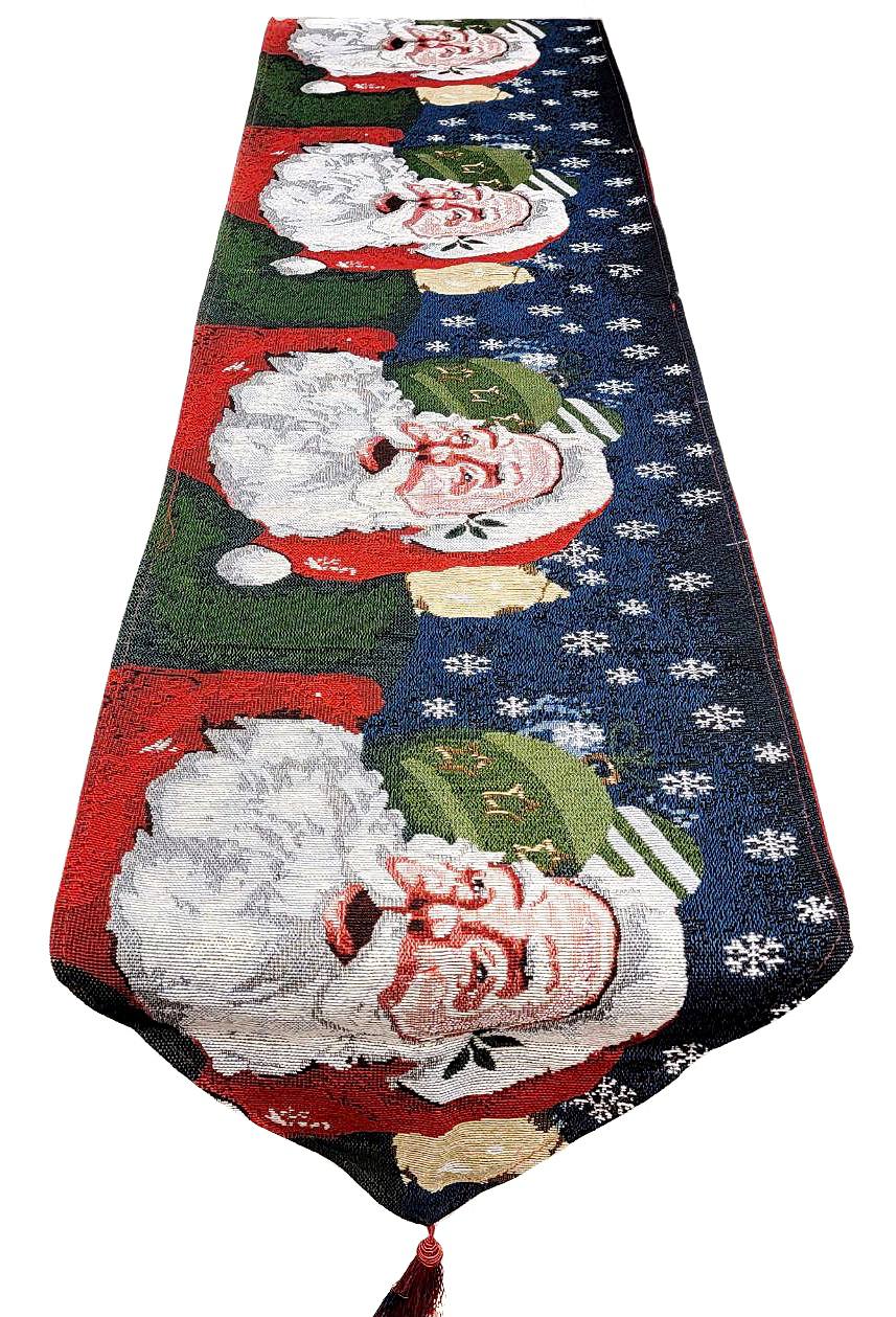 Santa Claus Christmas Table Runner