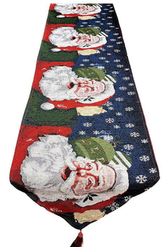 Santa Claus Christmas Table Runner