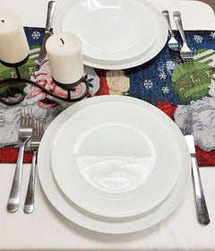 Santa Claus Christmas Table Runner
