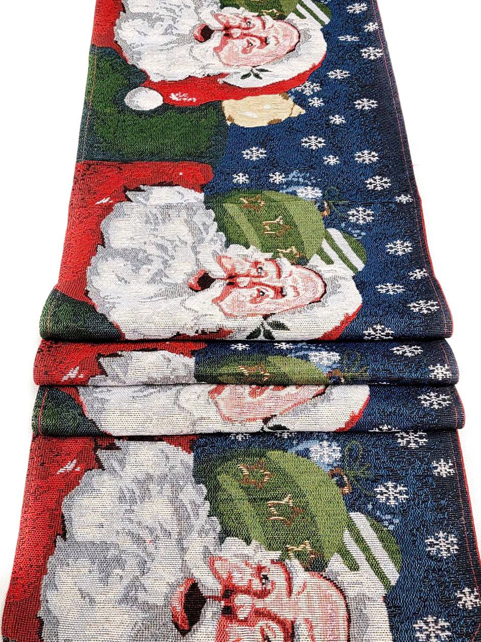 Santa Claus Christmas Table Runner
