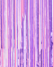 Euphoria Curtain - purple foil curtain
