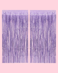 Euphoria Curtain - purple foil curtain