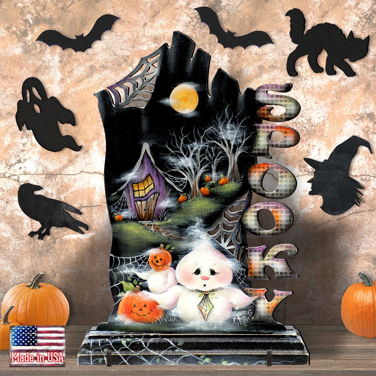Not Too Spooky Halloween Outdoor Decor by Jamie Mills-Price - Thanksgiving Halloween Decor - 8457408F
