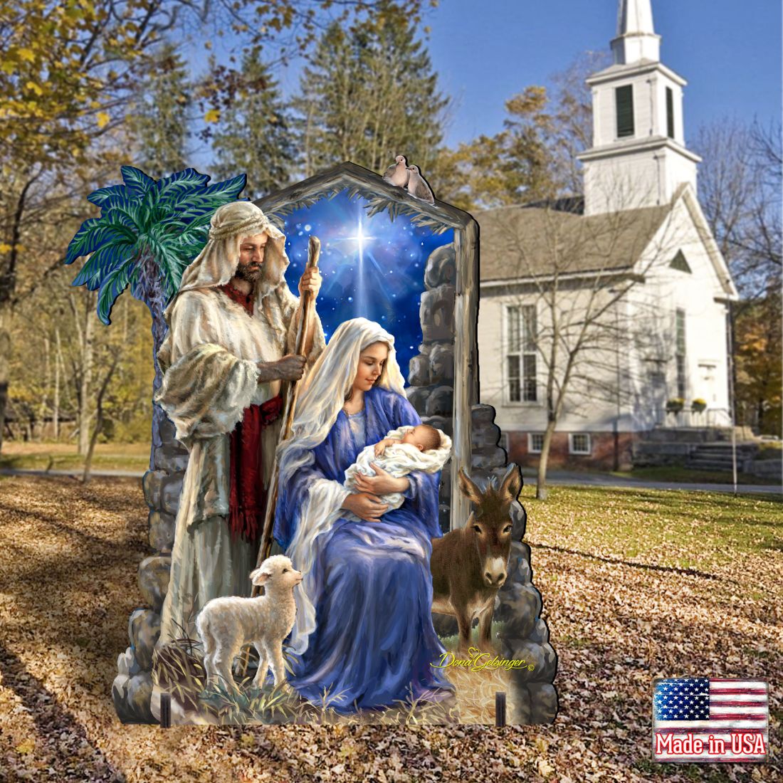 Holy Night Nativity Outdoor Decor - Nativity Holiday Decor