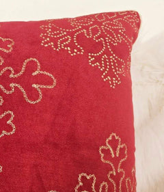 Red Velvet Holiday Throw Pillow - 20x20