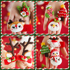 Antler Hair Clip and Brooch Christmas Needle Felting Kit by Wizardi F07N8-Z-13