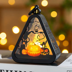 Halloween Decorations Portable Pumpkin Lanterns Halloween Gifts Halloween Desktop Ornaments Layout Props