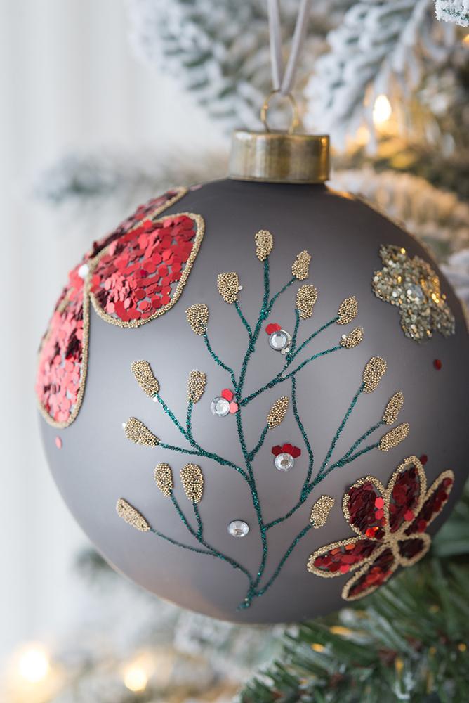 Pearl Silver Glass Decorative Hanging Ball Christmas Ornaments – Set Options