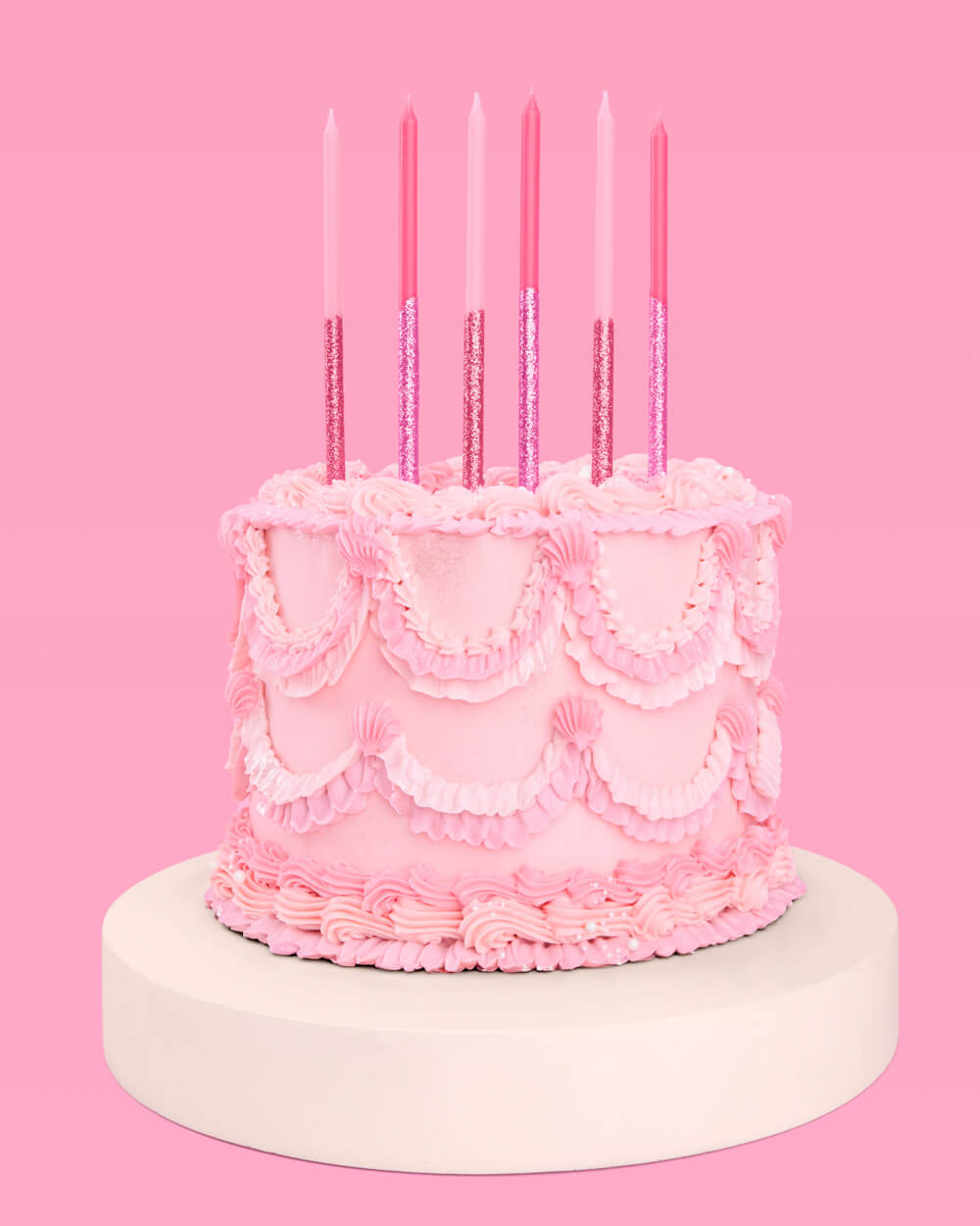 That's Hot Candles - pink glitter candles