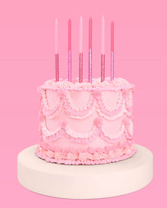 That's Hot Candles - pink glitter candles