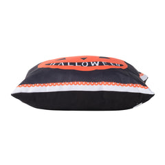 Halloween Pumpkin Pillow - Black / Orange