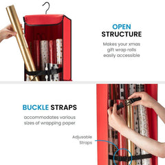 Moisture Resistant Christmas Gift Wrap Storage