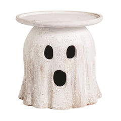 Terracotta Halloween Pillar Candle Holder