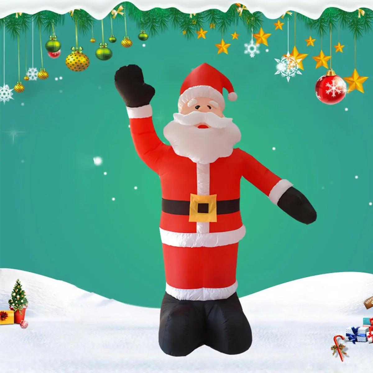 8 ft Lighted Inflatable Santa Claus