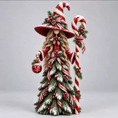 Witch Figurines Christmas Table Decorations