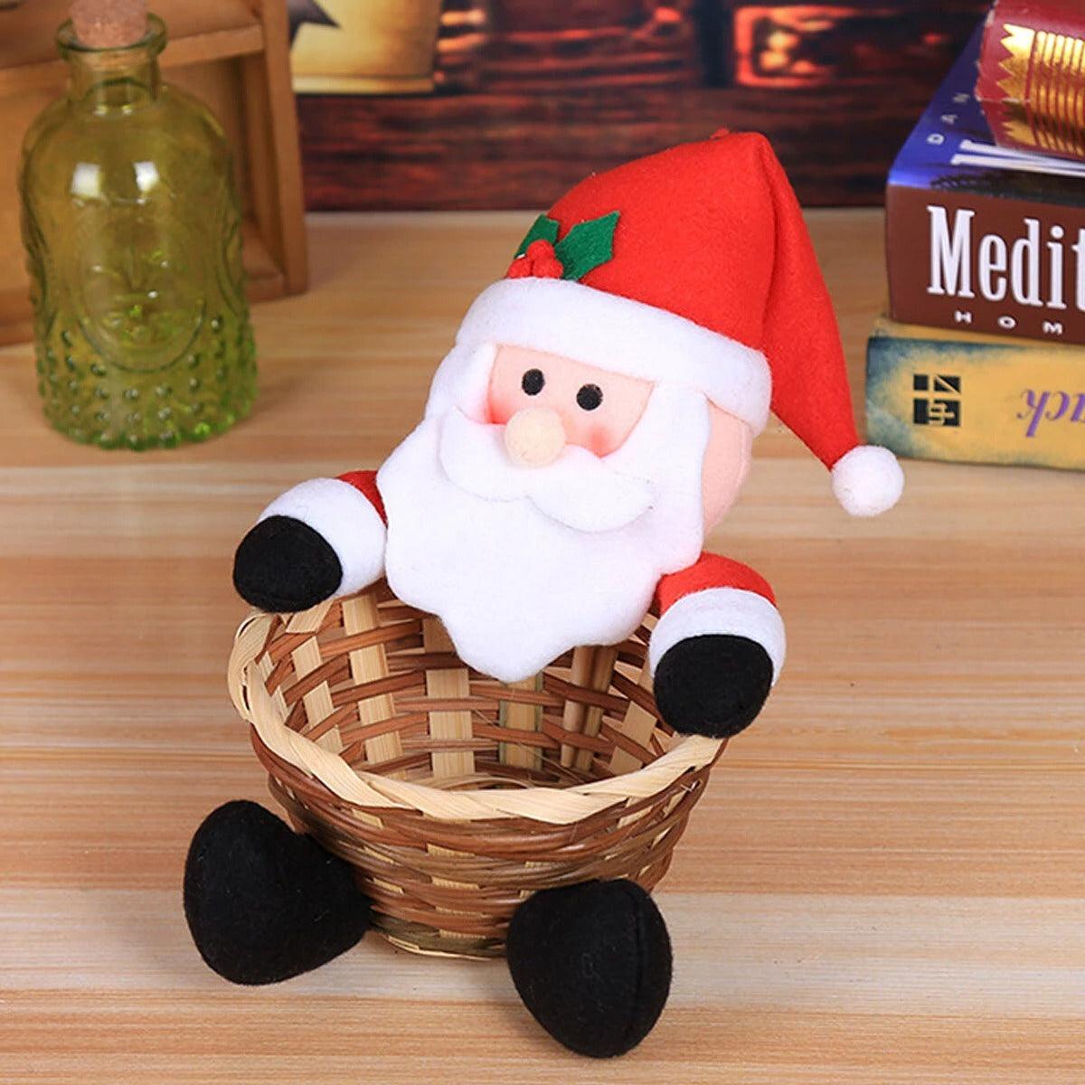 Santa Claus Candy Storage Basket