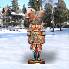 Nutcracker with a Heartwarming Surprise Outdoor Decor by G. Debrekht - Christmas Decor - 8611060F