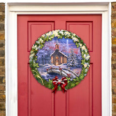 O Come Emmanuel Holiday Door Decor by D. Gelsinger - Nativity Holiday Decor - 8652814H-DG