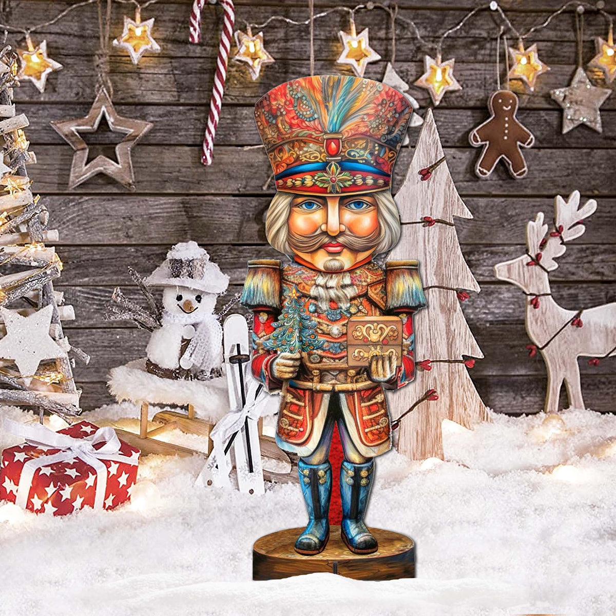 Nutcracker with a Heartwarming Surprise Outdoor Decor by G. Debrekht - Christmas Decor