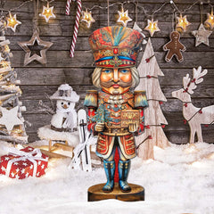 Nutcracker with a Heartwarming Surprise Outdoor Decor by G. Debrekht - Christmas Decor - 8611060F