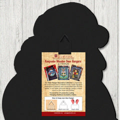 Knocking the door Santa Holiday Door Decor  by G. Debrekht - Christmas Decor - 8611044H