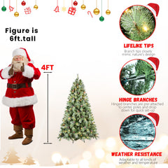 4FT Christmas Tree With 150 Warm Lights