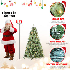 4FT Christmas Tree With 150 Warm Lights