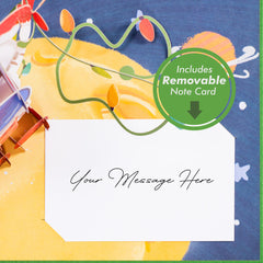 Christmas in Space 3D Popup Card