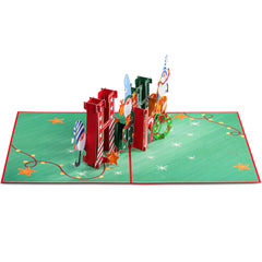 Ho Ho Ho Christmas Popup Card