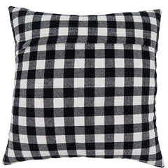 Fennco Styles Buffalo Plaid Christmas Collection Decorative Throw Pillow - Holiday Cushion for Home Décor, Couch, Living Room, Bedroom
