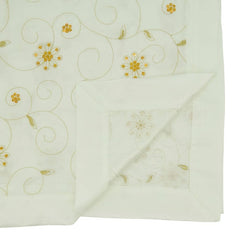 Fennco Styles Elegant Sequined & Embroidered Christmas Table Runner