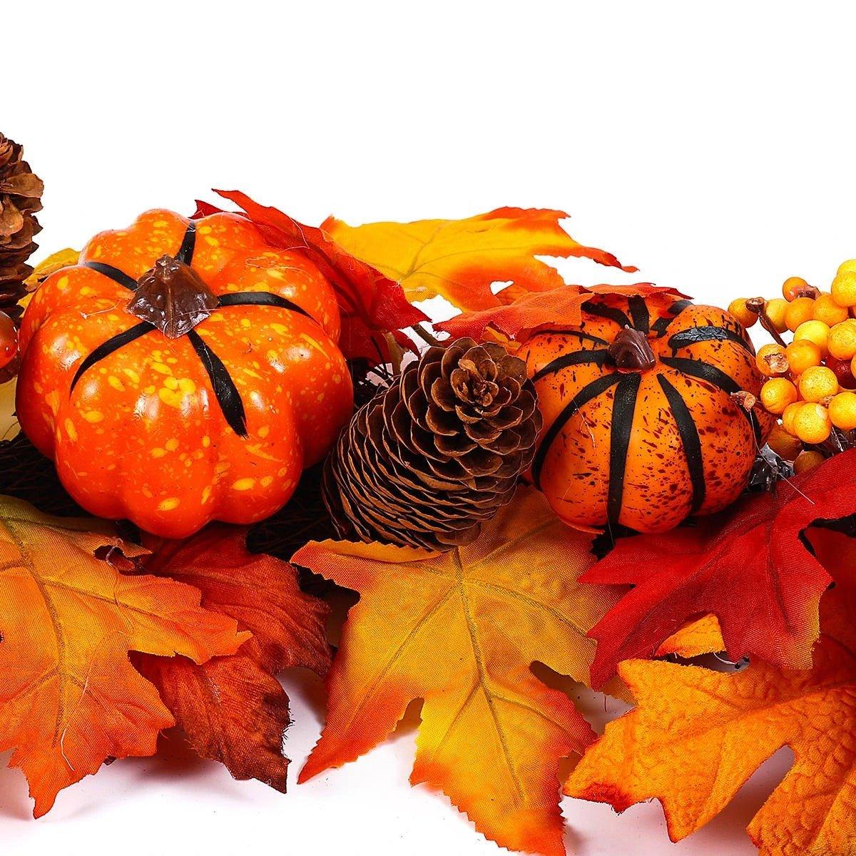 Autumn Maple Leaf Door Wreath