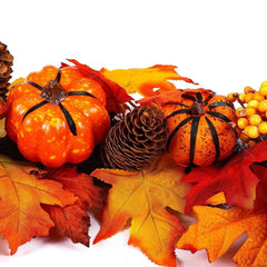 Autumn Maple Leaf Door Wreath